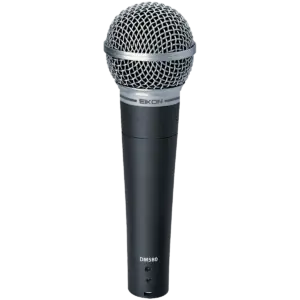 Black dynamic microphone