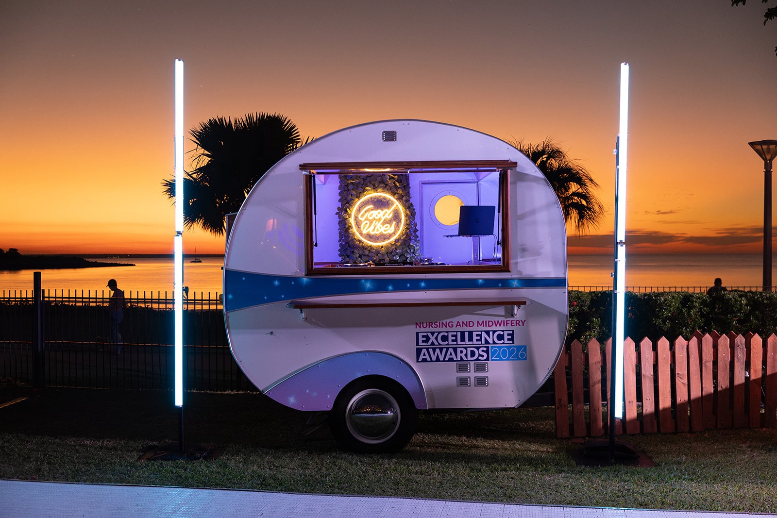 Caravan DJ Booth by the beach